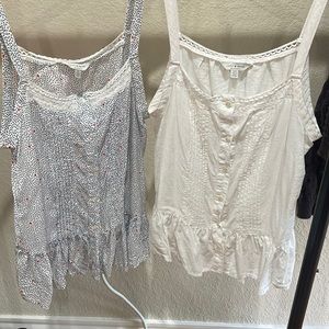 Set of lucky brand small tops.